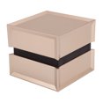 thumbnail image 4 of Pequeña Caja De Regalo De Joyería, Caja Interior Flocada Del Anillo Del Forro Suave De Champán Para La Propuesta, 4 of 7