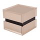thumbnail image 4 of Pequeña Caja De Regalo De Joyería, Caja Interior Flocada Del Anillo Del Forro Suave De Champán Para La Propuesta, 4 of 7