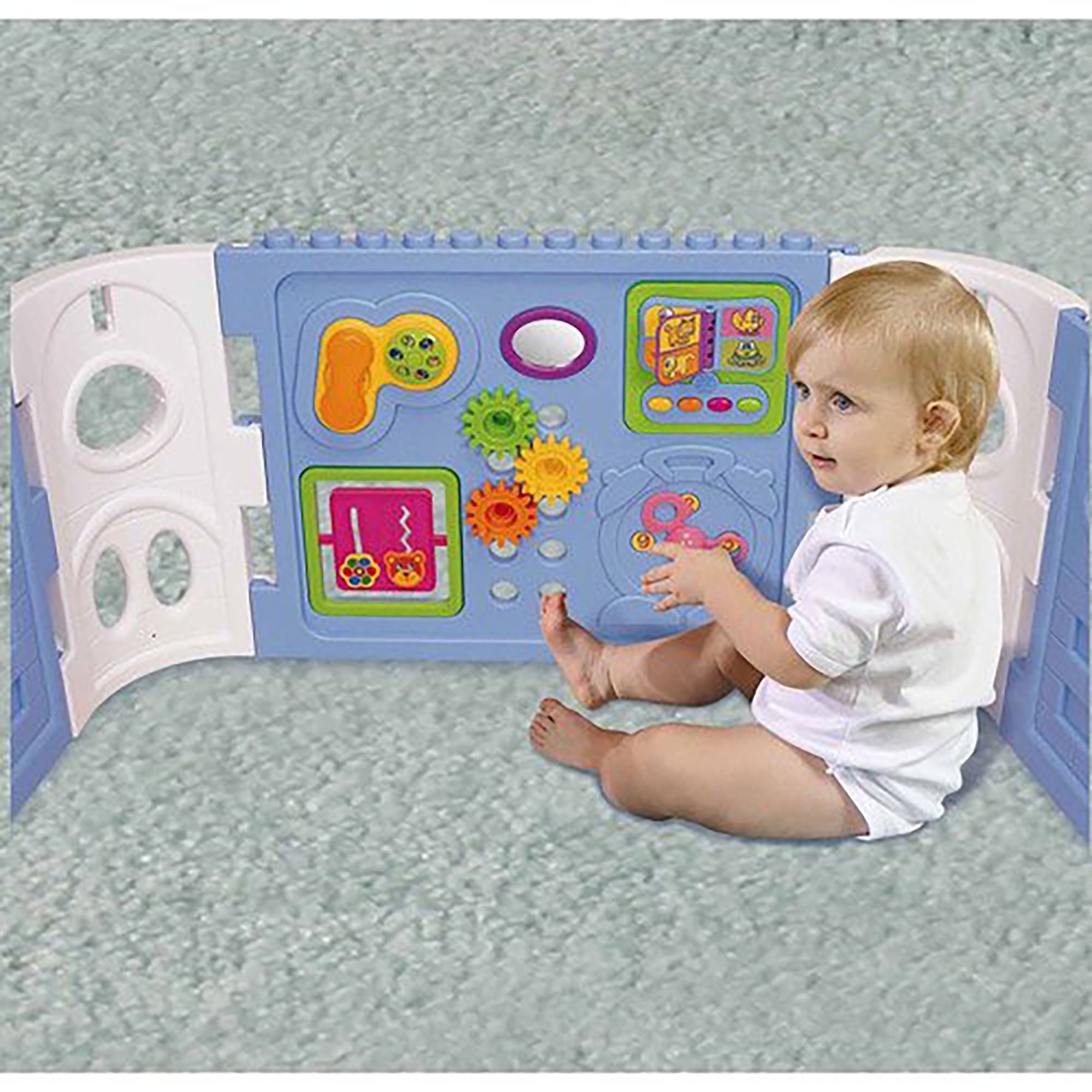 Interactive Baby Center, Enclosed Baby Center that Keeps Baby Safe While Leraning, Ages 1+