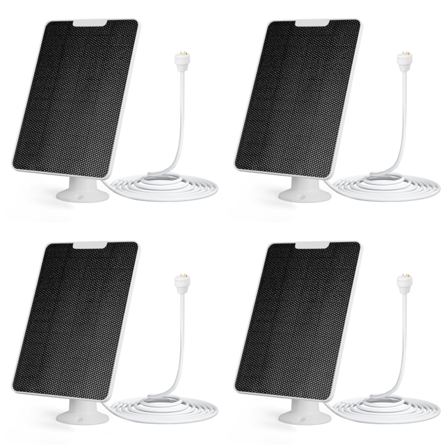 Cargador Panel Solar 10W Y 5V IP65 Al para Google Nest Cam Exteriores Interiores