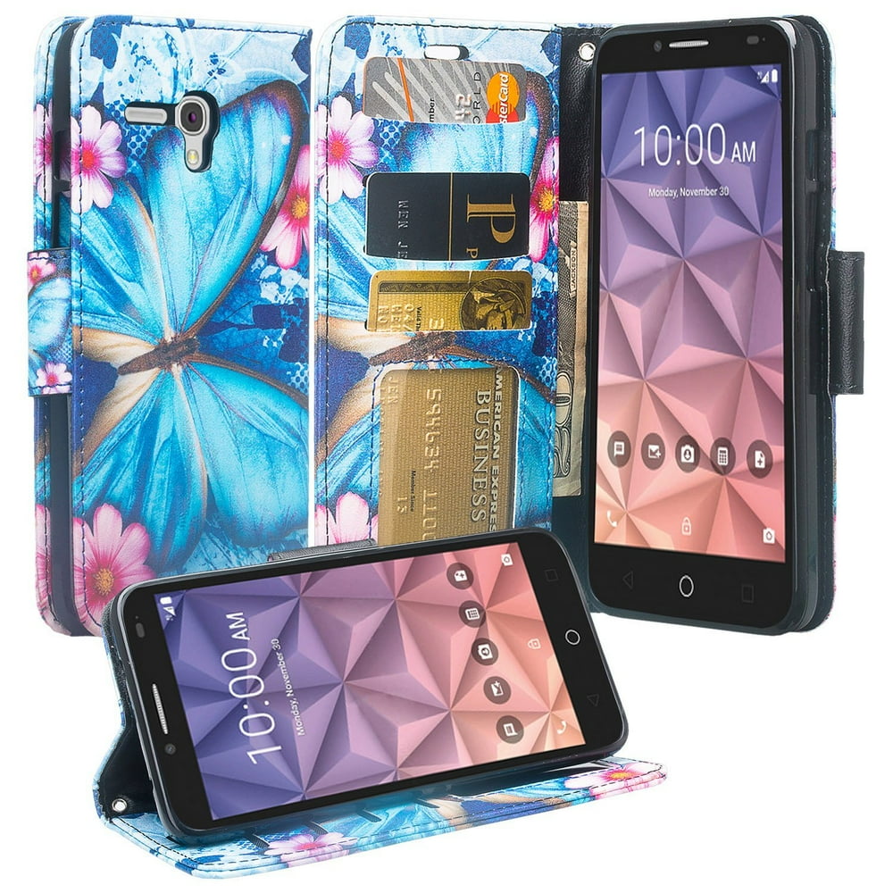Jitterbug Smart Case, Coverlab Luxury PU Leather Wallet Flip Protective