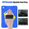 thumbnail image 4 of SUPNICE iPad 9th/8th/7th Generation Case,iPad 10.2 Case for Kids, Shockproof [360 Rotating Stand] [Hand Strap] [Screen Protector] Case for New iPad 9th Gen, iPad 10.2 Inch 2021/2020/2019,Blue, 4 of 9