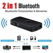 Wireless Bluetooth 3.5mm AUX Audio Transmitter Receiver Multipoint Music Adapter