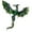 Green, variant on Western Dragon Enameled Brooch Alloy Craftsmanship Multipurpose Chest Decoration For Clothing Bags Event