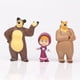 thumbnail image 3 of Figura DE ACCIÓN DE Masha y el oso, modelo de Anime, juguetes de dibujos animados para amigos, regalos, 10 piezas, 3 of 4