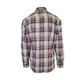 thumbnail image 3 of Tommy Bahama Men's Indigo Check Shirt Plaid Long Sleeve Button (S01), 3 of 12