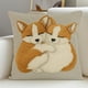 thumbnail image 1 of Uuiauoio Linen Pillow Cover with Imitation Embroidery Print, Sofa Cushion Decor in Pattern for Living Room Bedroom, Decorative Throw Pillow Case with Zipper Closure, 1 of 7
