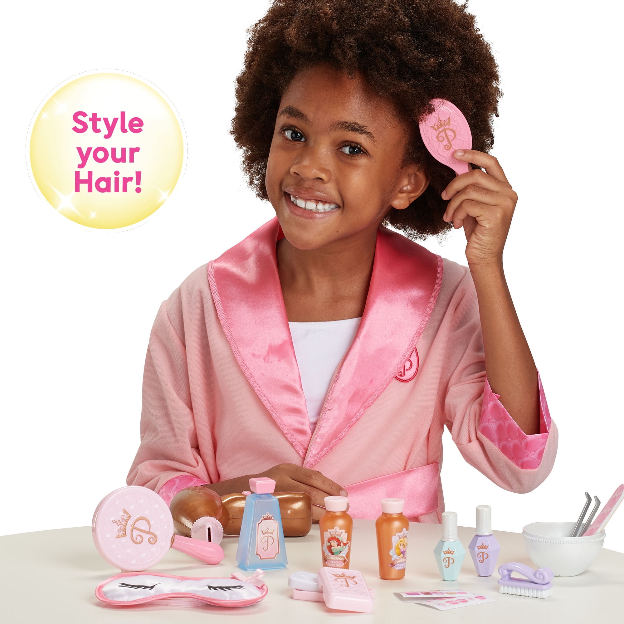 Disney Princess Style Collection Ultimate Spa Set, with 20 Accessories, Walmart Exclusive, Ages 3+