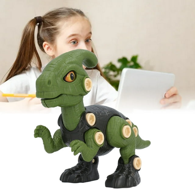Dinosaur Toys, Educational Plastic Gift Flexible Take Apart Dinosaur Toys for Home T Rex Shape,Raptor Shape,Triceratops Shape