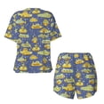 thumbnail image 5 of Lsque Cartoon Submarines Women's Short-Sleeved Pajama Set - 2 Piece Soft and Lightweight Sleepwear Set-XX-Large, 5 of 9