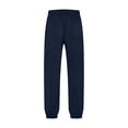 thumbnail image 6 of Iugvhana Womens Casual Jogger Pants Textured Loose Fit Elastic Waist Drawstring Multi Pocket Outdoor Sports Hiking Travel Cargo Pants Navy M, 6 of 8