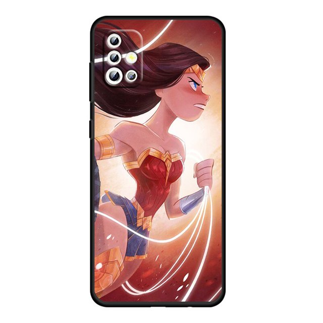 Wonder Cute Woman para Samsung Galaxy A04, A71, A52, A51, A31, A12, A21S, A02S, A01, 4G, 5G, funda de silicona negra suave para teléfono qiuyongming unisex