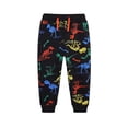 thumbnail image 6 of Spazoro Toddler Boys Sweatpants with Pocket, 100% Cotton Baggy Elastic Drawstring Waist Cute Print Causual Joggers Pants for Sports Multicolor Size 2-3 T, 6 of 6