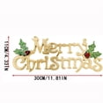 thumbnail image 3 of 30cm Christmas Tree Decoration Shiny Merry Letter Card For Hanging Ornament, 3 of 4