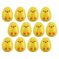 thumbnail image 5 of 12 Pcs White Plastic Eggs Clear Fillable Eggs Fillable Easter Eggs Easter Egg Decoration Plastic Easter Eggs, 5 of 5