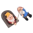 thumbnail image 3 of Gnome Garden Tree Estatua de Gnomo Resina Color Treal Trewing Elf Sculpture for Yard Outdoor, 3 of 7