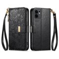 thumbnail image 4 of Flip Case for FOXDOCK OPPO Reno 13 Kickstand Viewing Full Protection Wallet Function Gift Choice Floral Embossed, 4 of 6