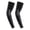 Black, variant on Unisex Uv Protection Arm Sleeves Ice Silk Cooling Compression Arm Sleeves White