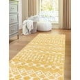 thumbnail image 3 of Rugs.com Moroccan Trellis Collection Rug – 5 Ft Runner Yellow Medium Rug Perfect For Hallways, Entryways, 3 of 9