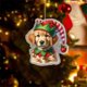 thumbnail image 1 of Uuiauoio Festive 2D Christmas Ornament with Design, Acrylic Hanging Decoration for Tree and Home Decor, Car Rearview Mirror Pendant and Seasonal Gift for Holiday Celebration, 1 of 6