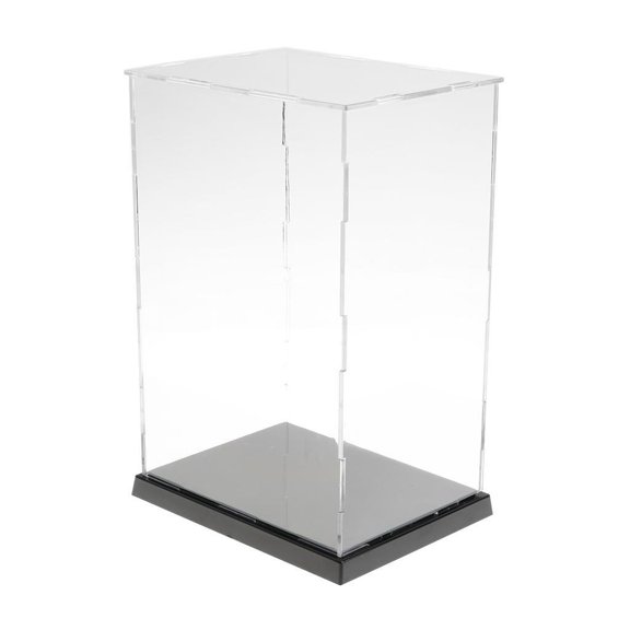 Billuyoard Modelo de Vitrina Transparente con Base para Figuras Almacenamiento y organización del hogar Tipo 1 16.5x12.5x24.5 cm
