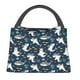 thumbnail image 1 of Fotbe Friendly Sharks Bolsa Térmica Portátil con Estampado, Bolsa de Entrega de Alimentos Aislada, Bolsa Reutilizable de Gran Capacidad para Comidas y Supermercado, 1 of 6