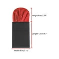 thumbnail image 3 of INSPIRE CHIC Men's Pre-Folded Polka Dots Round Pocket Square On Card for Suit Handkerchief Red One Size, 3 of 4