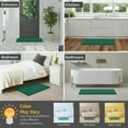 thumbnail image 5 of LuxUrux Extra Soft Plush Bath Rug Green Microfiber Bath Rug, 15 x 23, Super Absorbent, 5 of 8