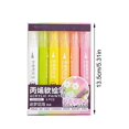 thumbnail image 3 of 6 Color Acrylic Paint Marker Acrylic Paint Pen Brush Tip for Drawing Card Making Scrapbooking Journaling Coloring Book, 3 of 4