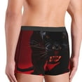 thumbnail image 4 of Bingfone Black Panther Red Background Men's Underwear - Casual Stretch Boxer Briefs-XX-Large, 4 of 7