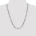 thumbnail image 2 of 14K White Gold 6mm Flat Figaro Chain, 2 of 5