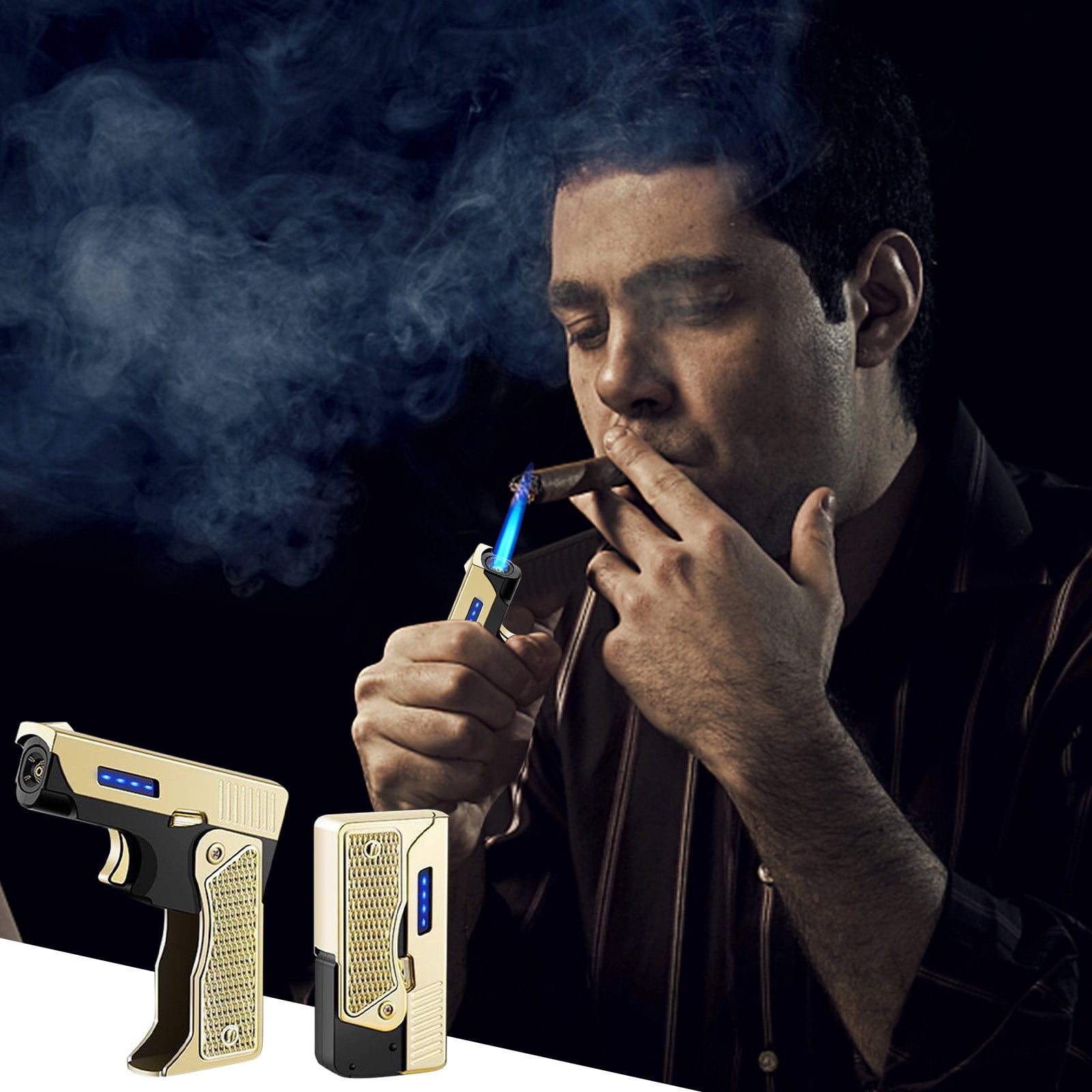 Ycolew Jet Torch Lighter, Arc Electric Lighter USB Rechargeable Butane