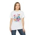 thumbnail image 3 of Animal Shirt, Tee Shirt with Animals, Floral Dog T-Shirt, 3 of 7