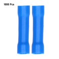 thumbnail image 1 of 1000 Pcs Blue Butt Connectors Fully Insulated Crimp Terminal Connectors for Automotive Electronic Applications(1.5-2.5mm ), 1 of 5