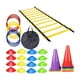 thumbnail image 1 of Kit de deportes de entrenamiento de fútbol, ​​escala de velocidad de agilidad con conos, agilidad de equipos de entrenamiento de velocidad de la 46pcs, 1 of 8