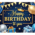 thumbnail image 4 of Decorative Design Birthday Party Banner Colorful Gifts Banner Happy Birthday Banner for Birthday Party Indoor Decoration Celebrations, 4 of 7
