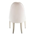 thumbnail image 6 of Michael Amini London Place Velvet Dining Side Chair - Creamy Pearl, 6 of 6