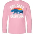 thumbnail image 3 of Inktastic San Diego California Bear Sunset Long Sleeve Youth T-Shirt, 3 of 5