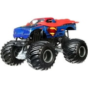 Monster Jam Hot Wheels Man Of Steel Truck Play Vehicle