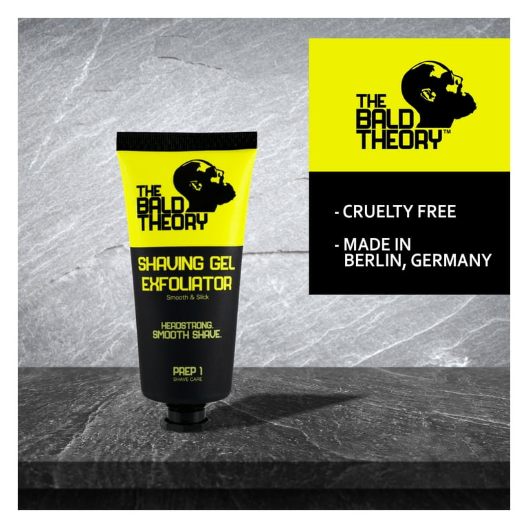 The Bald Theory Shaving Gel Exfoliator, Premium Smooth & Slick Gel,  Hyaluronic Acid Intense Hydration, Soothing Organic Aloe Vera, Refreshing  with Mint Oil, Natural Antimicrobial  Tea Tree Oil. - Walmart.com