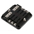 thumbnail image 2 of NUAHRHY 6 Ways Fuse Box 12V/24V Bus Bar Car Marine Fuse Box Holder with LED Indicator, 2 of 11