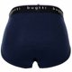 thumbnail image 5 of bugatti calzoncillos hombre, pack de 3 - costilla fina, bragueta, algodón, unicolor Blanco/Negro/Azul L (Large), 5 of 7