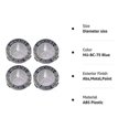 thumbnail image 5 of Set Of 4 Hub Caps Compatible With Mercedes Benz 75mm - Blue, 5 of 5