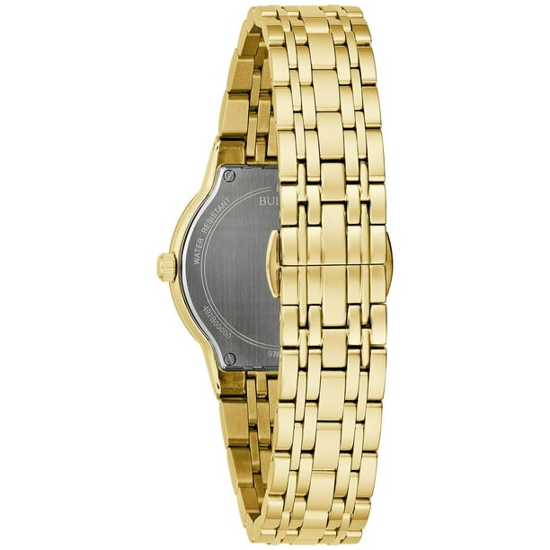 Bulova Modern Gold-Tone Quartz Bracelet Watch, 30mm