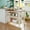 Walnut + Solid Wood + Rustic, variant on 2-Piece Farmhouse Rustic Counter Height Bar Stools, Solid Rubberwood Kitchen Stools with Footrest, Walnut