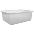 thumbnail image 4 of Vollrath Traex Color Mate Food Storage Box, 20"W x 15"D x 7"deep, Molded in Handles, HACCP clarified, Freezer & Dishwasher Safe, Polypropylene, Clear, NSF, Made in USA, 1527-C13, 4 of 6