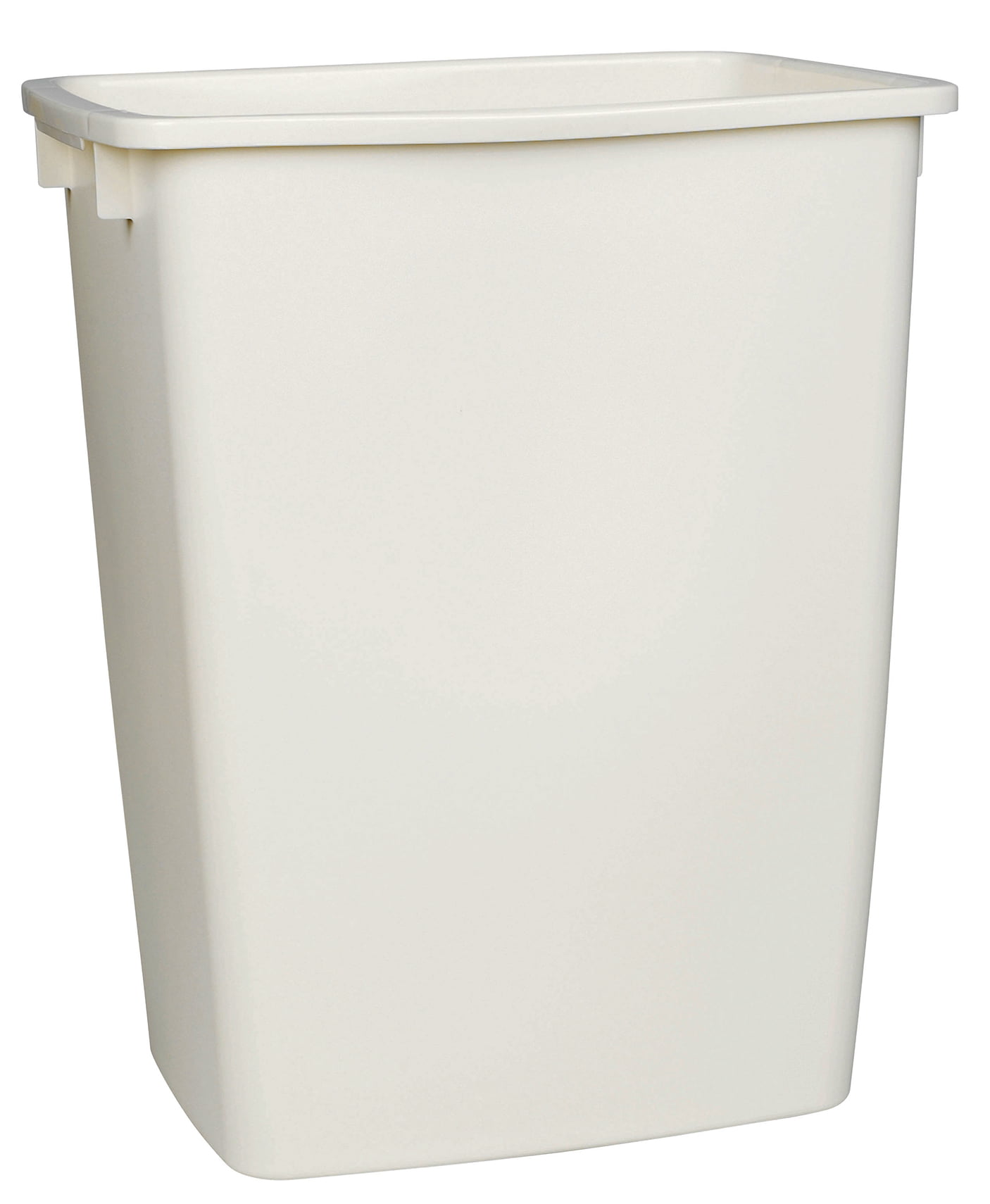 Rubbermaid 9 Gal 36 QT Plastic Open Top Wastebasket Trash Can Garbage Bin White for sale online 