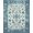Blue, Pattern 15, variant on ODIKA 8'x10' Washable Area Rug Durable, Non-Slip Entryway Vintage Scrolling Botanical Border Decorative Door Orientalisch for Living Room, Under Sectional, Family
