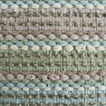 thumbnail image 5 of LR Home Drew Set of 2 Boho Striped 18" x 18" Green/Blue Cotton Blend Adult Decorative Throw Pillows, 5 of 5
