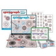 spirograph 3D الأصلي من playmonster. التصاميم التي يبدو أنها تقفز من الصفحة باستخدام spirograph 3d!